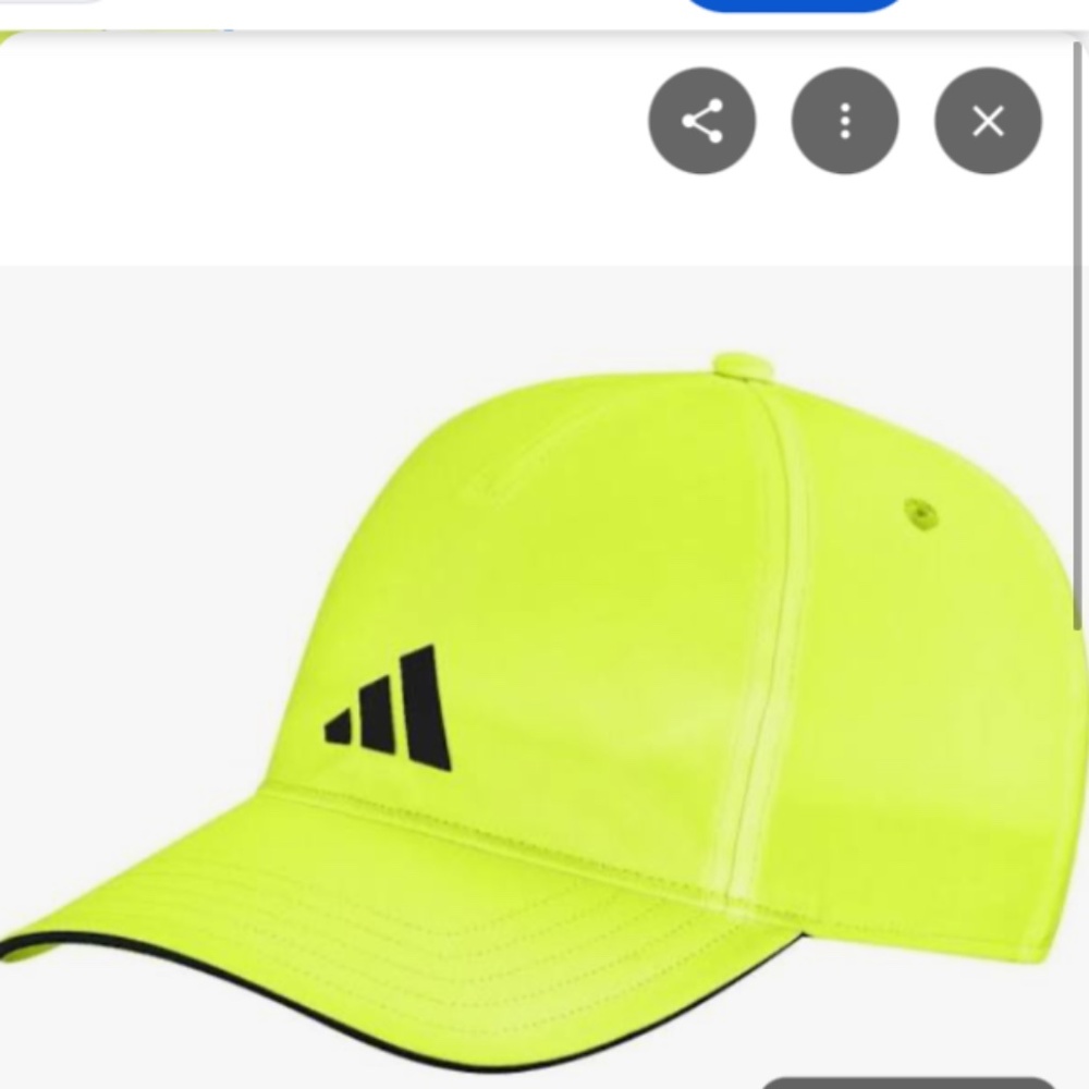 NWT Unisex Adidas Yellow Hat
